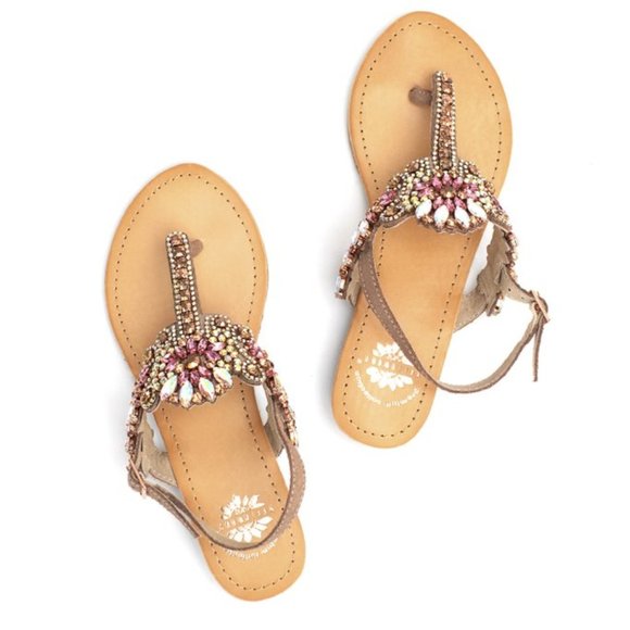 yellow box premium sandals